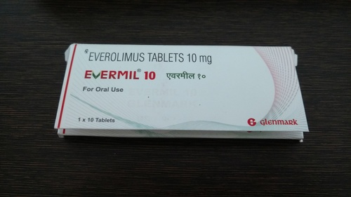 Evermil 10 Ingredients: Everolimus Tablets 10Mg