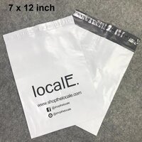 Black & White Printed Courier Bag