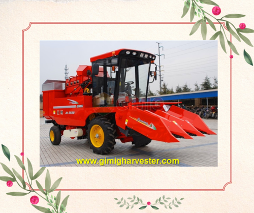 3 Rows Corn Combine Harvester