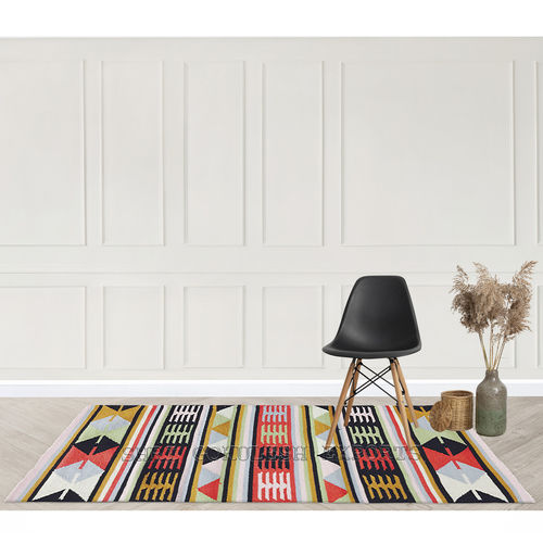 Cotton Floor Area Living Room Carpets Back Material: Woven Back