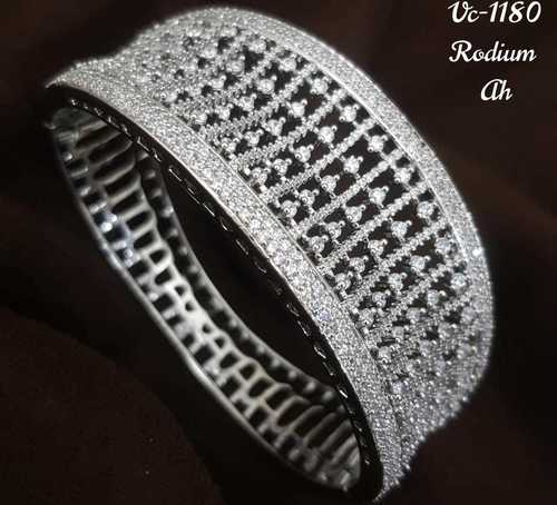 American Diamond Bracelets - Black Plated Luxury Design | Excellent Diamond Cut Laser Drilling Enhancements Stunning Stone Accents