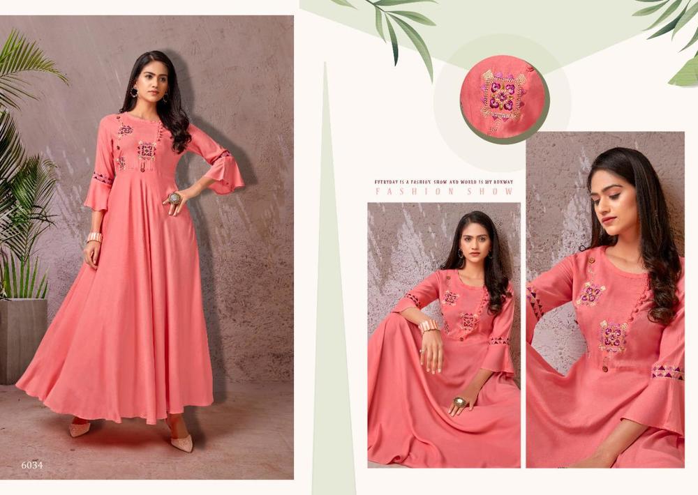 Heavy Riyon Long Kurti