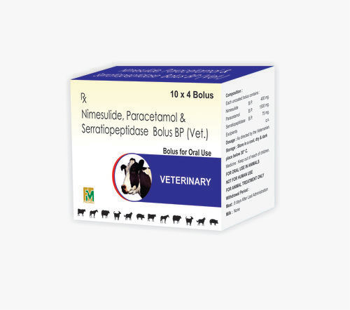 Nimesulide Paracetamol and Serratiopeptidase bolus