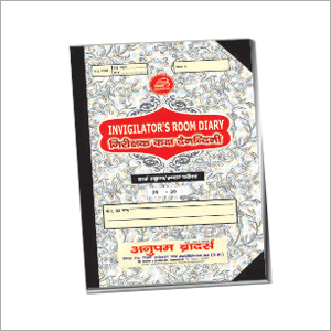 Invigilators Room Diary - Eco-Friendly Paper, Various Sizes Available - Printed Style for Daily Use