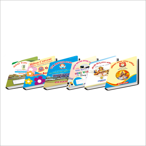 School Diary - Paper Material Rectangular Shape Printed Style for School Use Customizable Quantity Options
