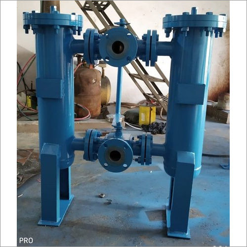 Blue Industrial Duplex Cartridge Filter