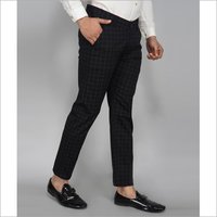Mens Check Slim Fit Trouser