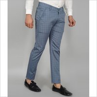 Mens Check Slim Fit Trouser