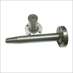 Machine Spare Part Flanged Shaft Gear Side & Bearing Side