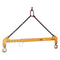 Adjustable Lifting Beam - Mild Steel, 2 Ton Capacity, Yellow Finish, Models Dalb2.5, Dalb4, Dalb8 , Min Spread 3 Ft, Max Spread 8 Ft