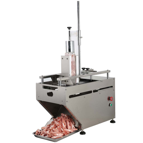 Frozen meat slicer machine Mutton roll slicing machine