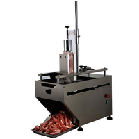 Frozen meat slicer machine Mutton roll slicing machine