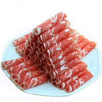 Frozen meat slicer machine Mutton roll slicing machine