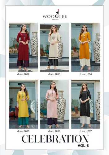 Dry Cleaning Celebration Vol 8 Heavy Rayon Plazzo