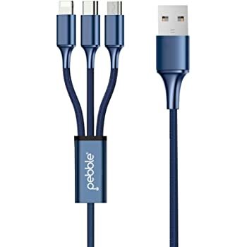 Pebble 3-in-1 Charging USB Cable