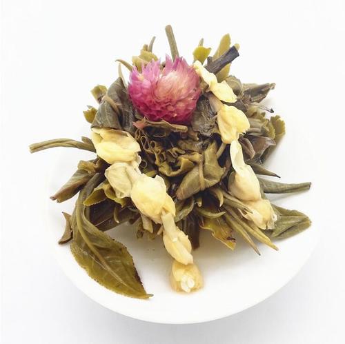 Unique Artistic Gomphrena globosa Tea 100% Beautiful Handmade Blooming Tea Ball