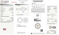 Round Brilliant Cut CVD 1.08ct Diamond D VS1 IGI Certified Lab Grown TYPE2A 451057324