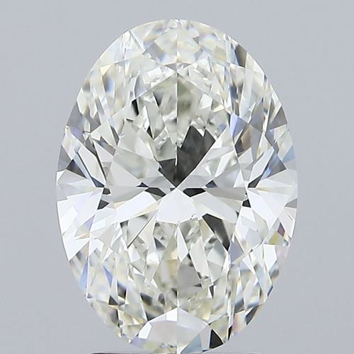 2.70ct H VS1 CVD IGI Oval Brilliant Cut Diamond