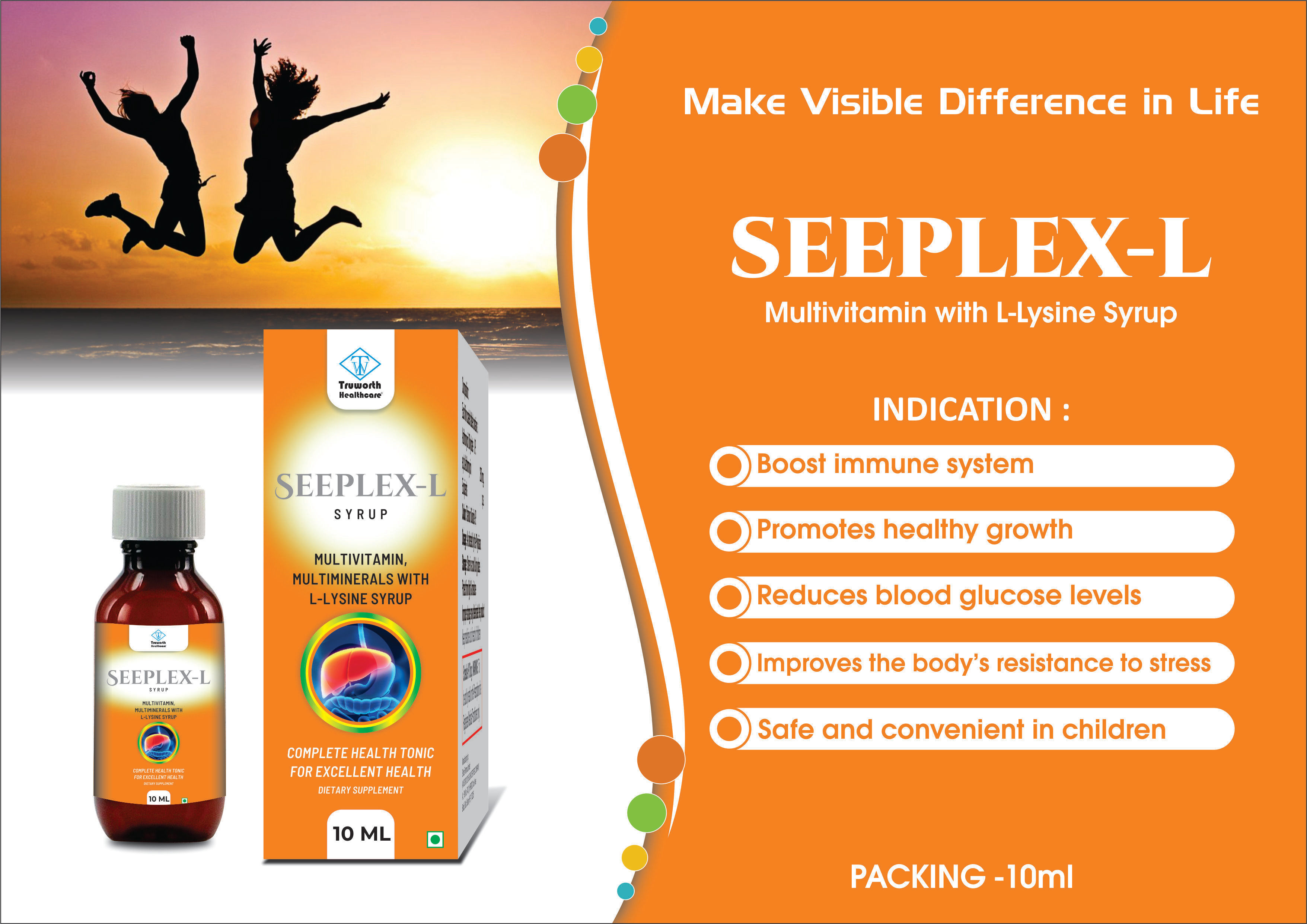 Truworth Seeplex L Multivitamin Syrup