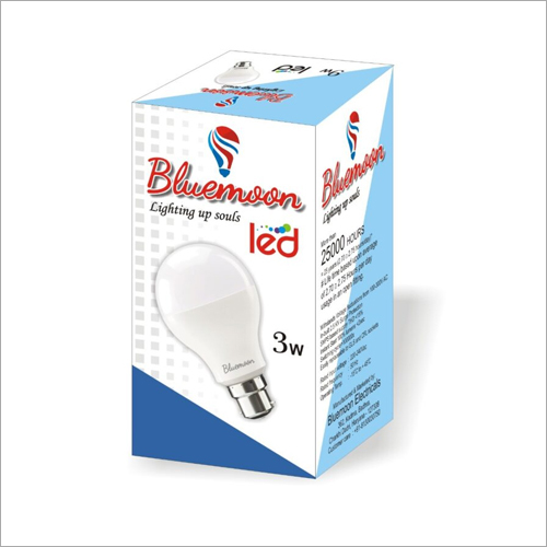 3W LED Bulb - Aluminum & Plastic, Round Shape | Cool White & Warm White, 220-240V Input, Standard & Customized Design, 1 Year Warranty