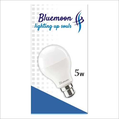 5W LED Bulb - Aluminum & Plastic Body, Round Shape, Cool White & Warm White Colors, Input Voltage 220-240V | 1 Year Warranty, Standard & Customized Design