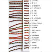 Leather Braided Antique Colors Cords