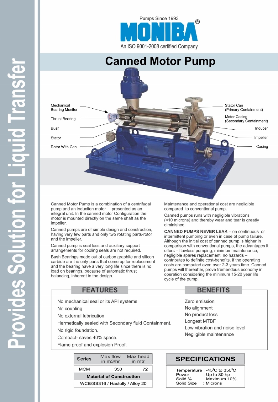 cann motor pump