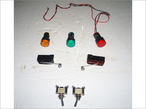 Inductor bulbs, Microswitches, Toggel Switches