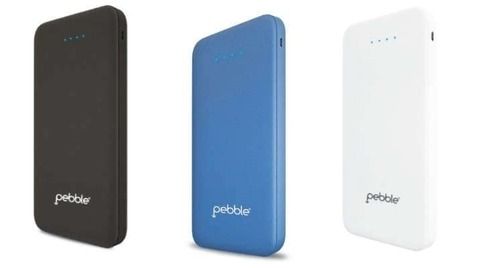 Blue | Black | White Pebble Volt+ 10000 Mah Power Bank