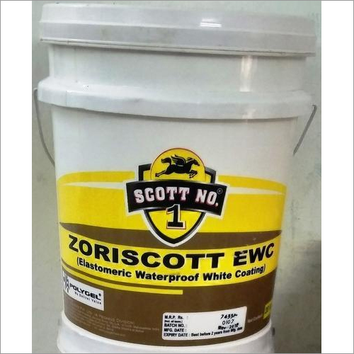 White Zoriscott Ewc - Elastomeric Waterproof Coating