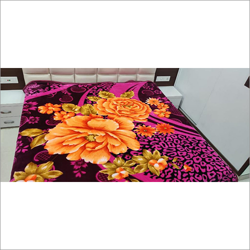 Polar Floral Printed Blanket