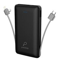 Black | White Pebble Ace+ Max 20000 Mah Power Bank