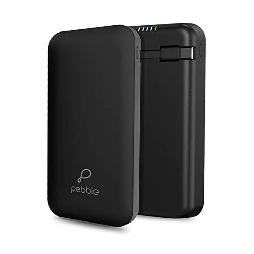 Black | White Pebble Flash 10000 Mah Power Bank