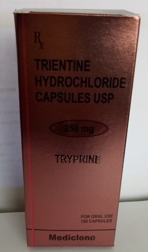 250mg Trientine Hydrochloride Capsules