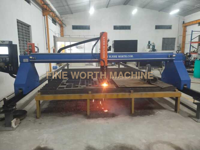 CNC Profile Cutting Machine - Steel Build, Electric Drive with PLC Control | Full Automatic Operation, High Efficiency, Low Energy Consumption, Water Chiller Cooling System, Low Noise, Environmental Friendly