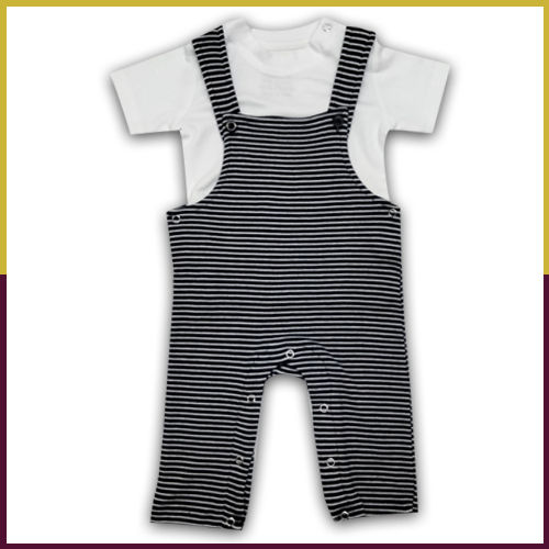 Sumix Skw 2025 Baby Boys Half Sleeve Dungarees Age Group: 6 - 24 Months