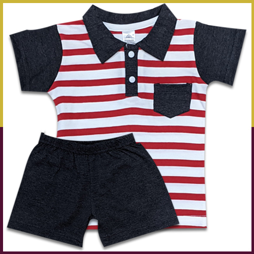Sumix Kashi Baby Boys T-shirts And Shorts