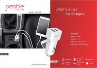 2 USB Port Car Charger With 1mtr Micro USB Cable