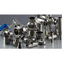 Stainless Steel Dairy Valve - Ss304, High Pressure , Silver Coating, Versatile Usage In Dairy & Industrial Applications
