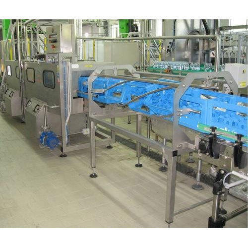 Crate Washer with 180 Degree Tilting Conveyor