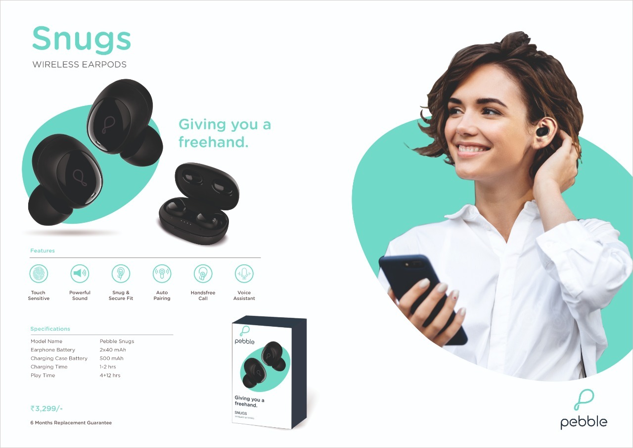 Pebble SNUGS True Wireless Earpods