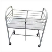 Baby Cots - Steel Material, Powder Coated Finish | 4 Caster Wheels, Safety Side Rails