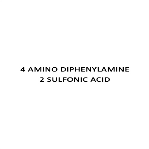 4 Amino Diphenylamine 2 Sulfonic Acid