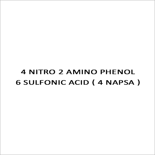 4 Nitro 2 Amino Phenol 6 Sulfonic Acid ( 4 Napsa )