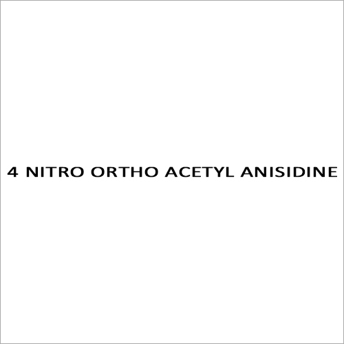 4 Nitro Ortho Acetyl Anisidine