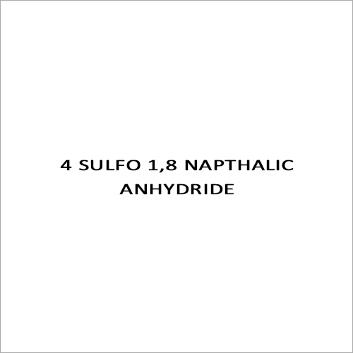 4 Sulfo 1,8 Napthalic Anhydride