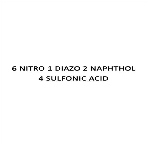 6 Nitro 1 Diazo 2 Naphthol 4 Sulfonic Acid