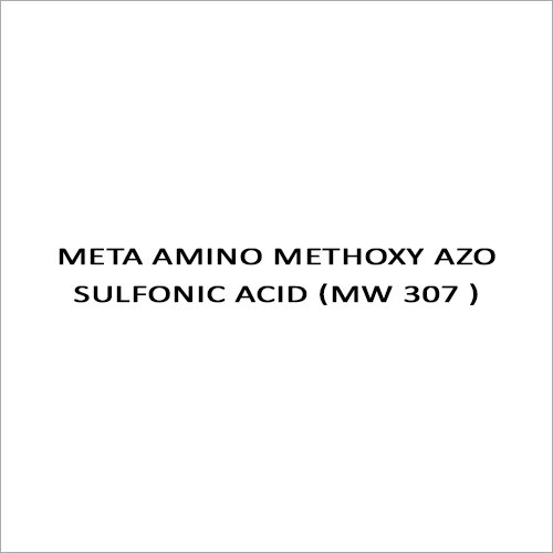 META AMINO METHOXY AZO SULFONIC ACID (MW 307 )