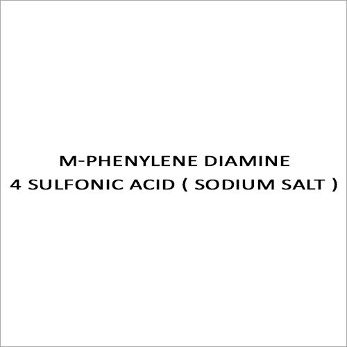 M-PHENYLENE DIAMINE 4 SULFONIC ACID ( SODIUM SALT )