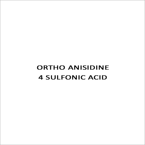 ORTHO ANISIDINE 4 SULFONIC ACID